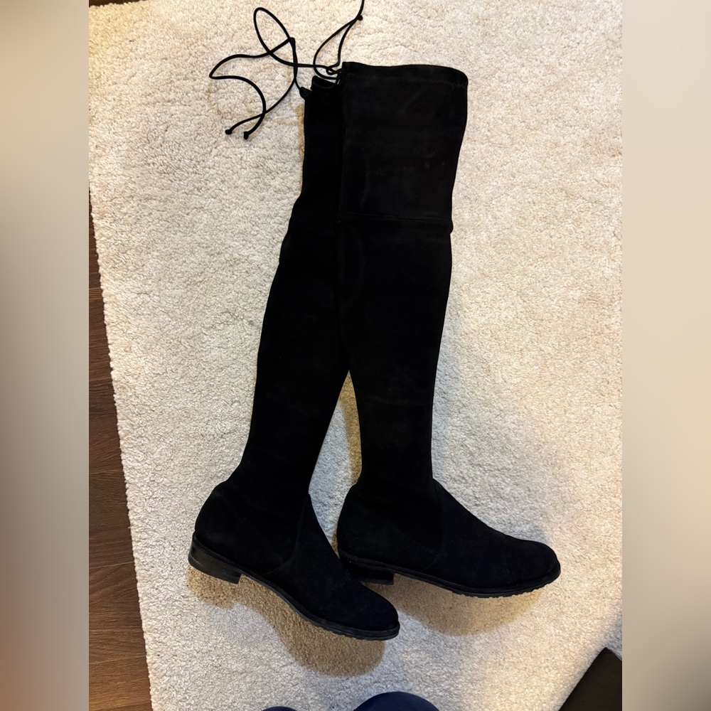 Stuart Weitzman Black Over-the-Knee Boots